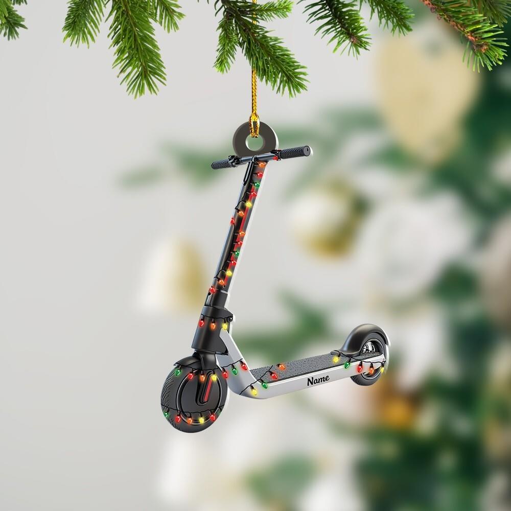 Scooter Christmas Ornament  Electric Scooter Ornament  Kid Scooter Ornament Gift
