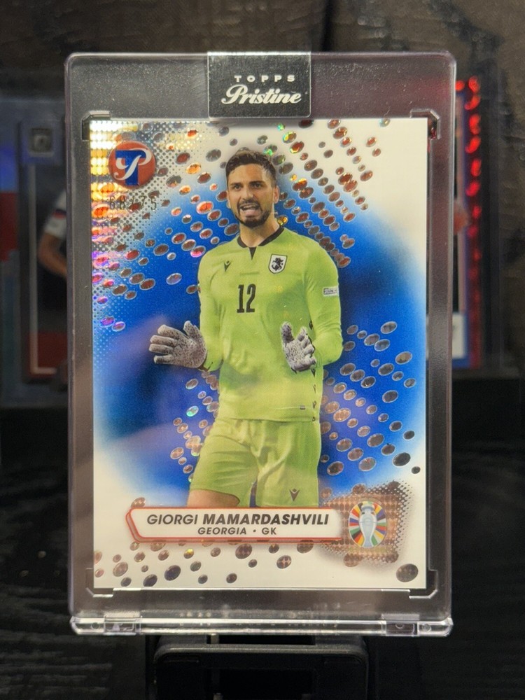 2023-24 Topps Pristine Giorgi Mamardashvili Blue Pristine /75 LOOK AT PICS/DESCR