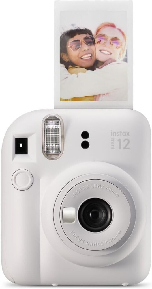 Fujifilm Instax Mini 12 Instant Camera in Clay White - LN Model