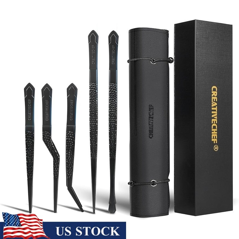 Stainless Steel Culinary Plating Tools Set Precision Chef Kit Decorating Dishes