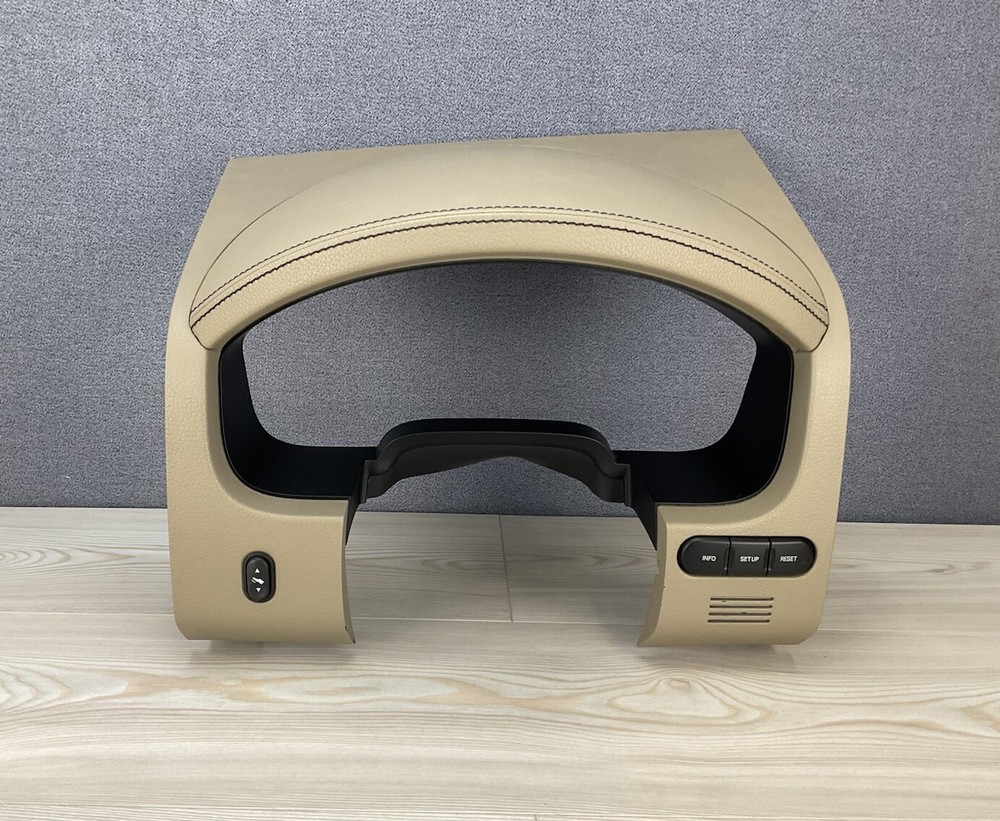 🔹2004-2008 Ford F-150 Instrument Cluster Speedometer Dash Bezel Trim. Tan. OEM.