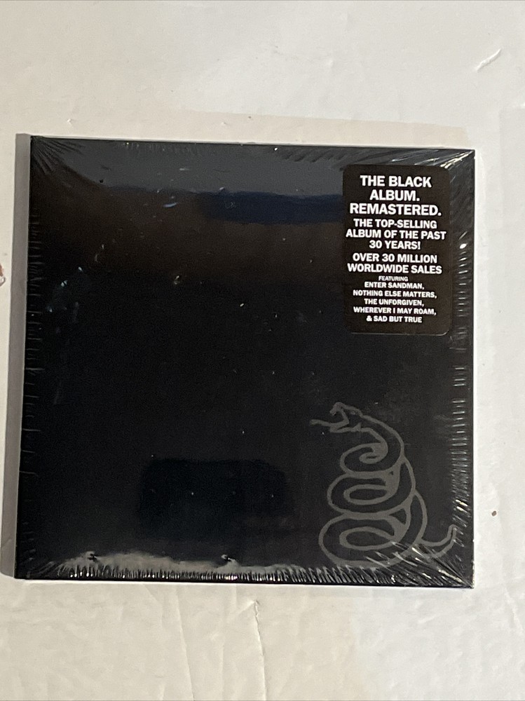 Metallica Black Album Remastered Brand New Original Packaging Free Shipping