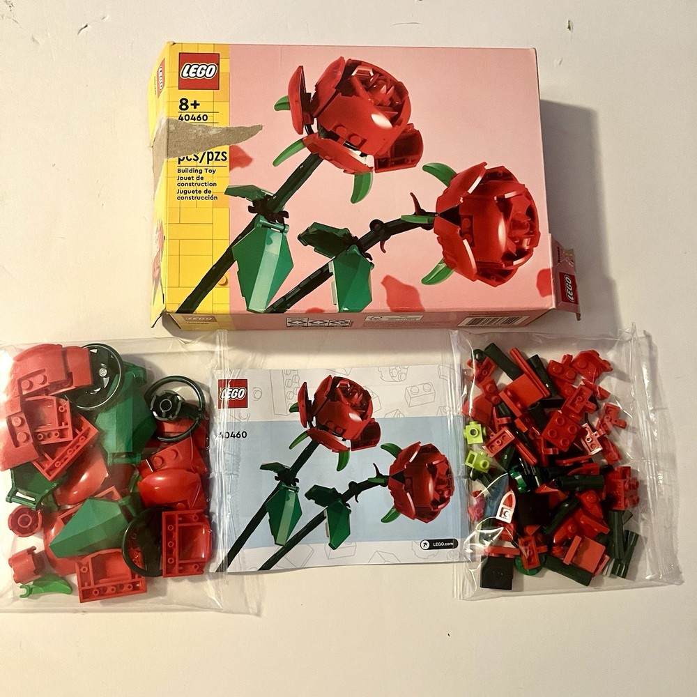 Lego Roses 40460 Open Box Building Kit