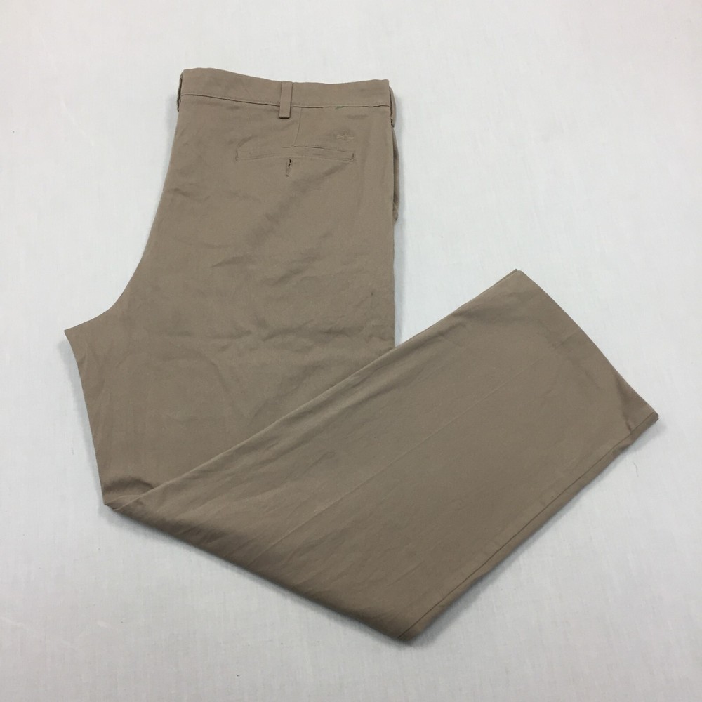Dockers Chino Trousers Cotton Pants Straight Fit Mens Size 42W 32L Beige