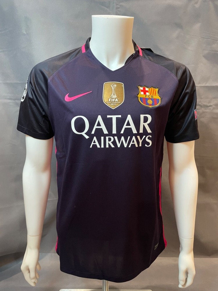 Barcelona 2016/17 Retro Away Kit Neymar Jr. #11 Jersey Large Mens Size