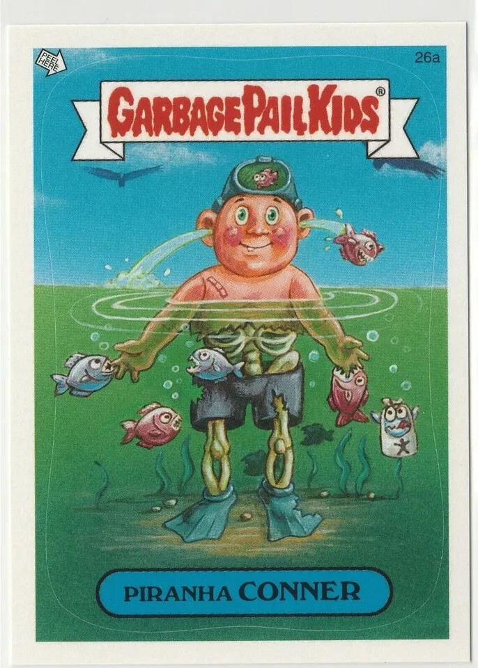 Piranha Conner Garbage Pail Kids GPK 2004 ANS2 Series 2 #26a