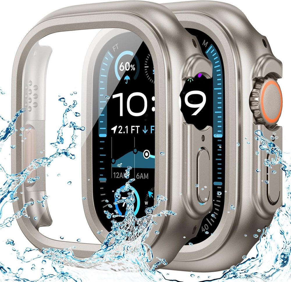 Goton Waterproof Case for Apple Watch Ultra Ultra2 2024 49Mm Screen Protector