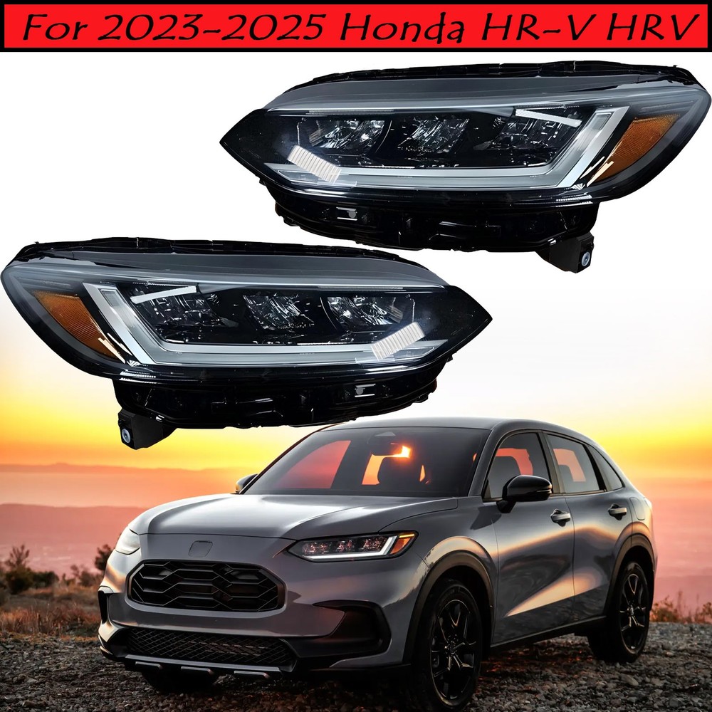 For Honda 2023 2024 2025 HR-V HRV Driver | Passenger Side LED Headlight Assembly