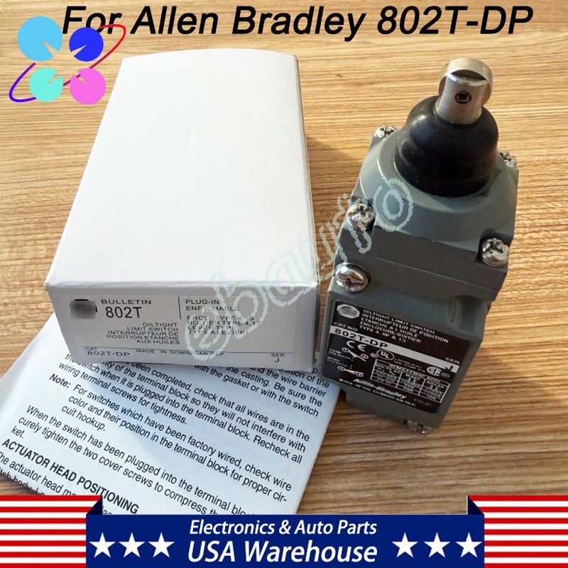 NEW For Allen Bradley 802T-DP 802TDP Metal Oil Tight Limit Switch Push Type US