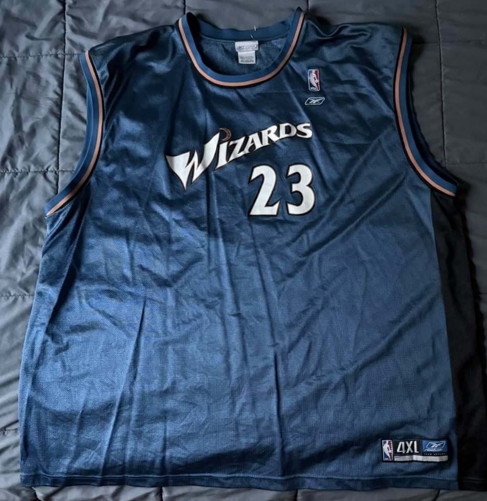 NBA Michael Jordan Washington wizard Jersey. Number 23. Reebok size 4xl