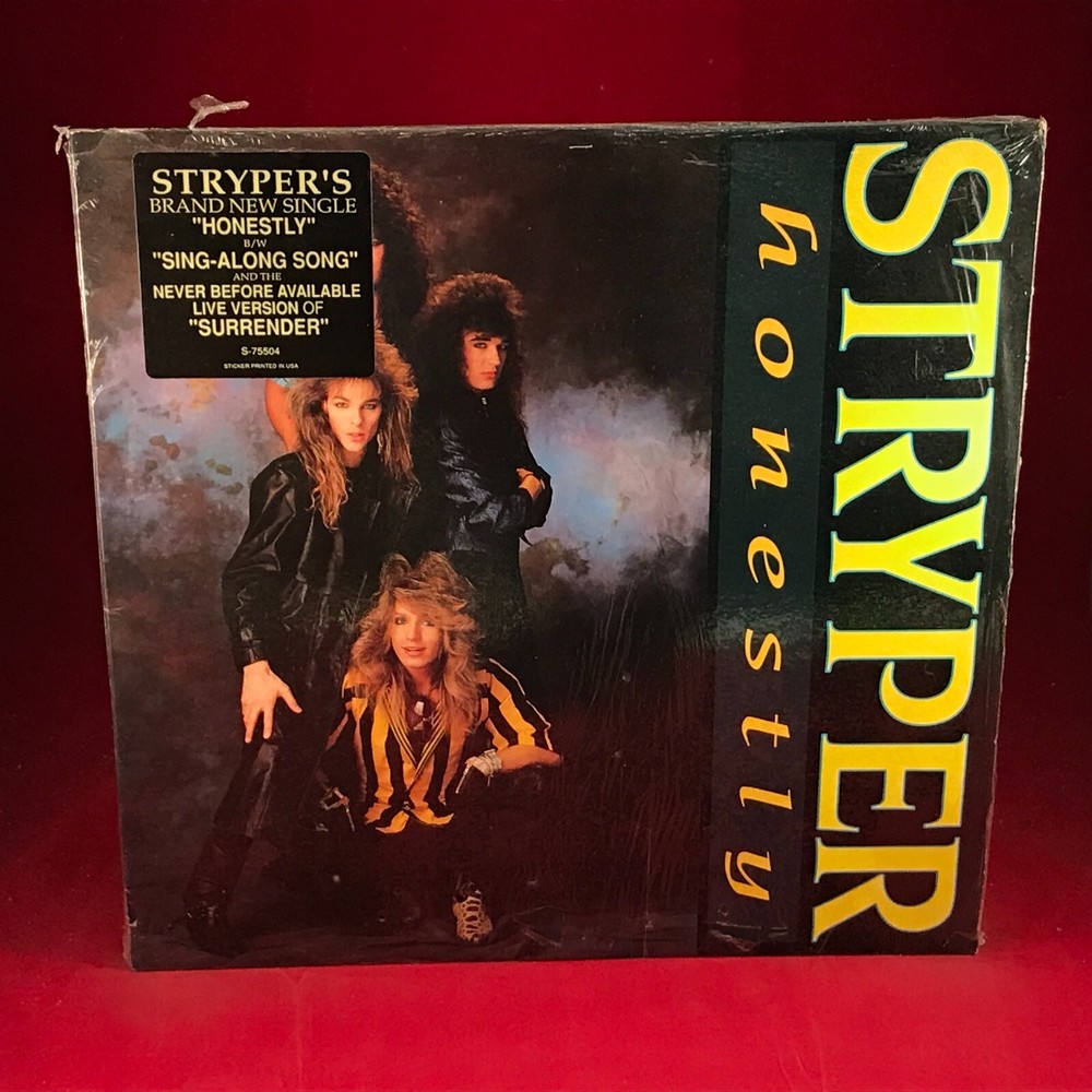 STRYPER Honestly 1987 Canadian issue 3-track 12