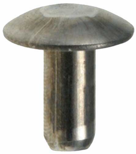 AMZ Clips And Fasteners 100 3/16 Brazier Head Solid Aluminum Rivets 3/8 Length