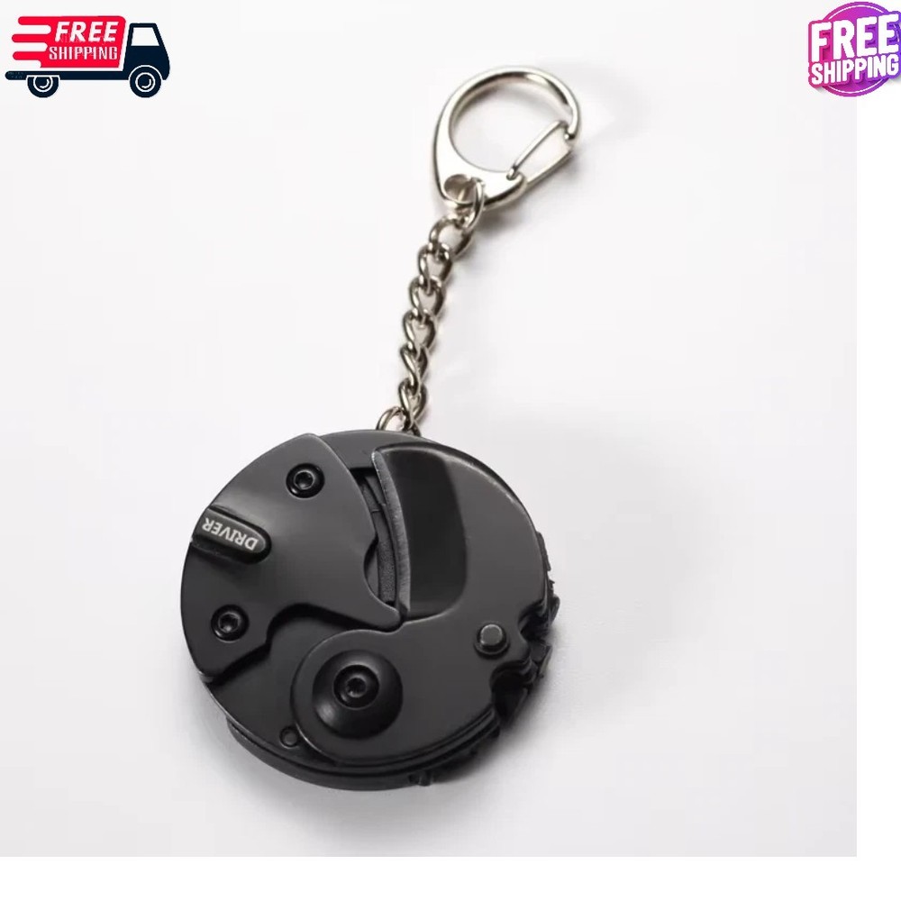 Mini Multi Functional Outdoor Repair Tool Coin Outdoor Folding Pocket Knife