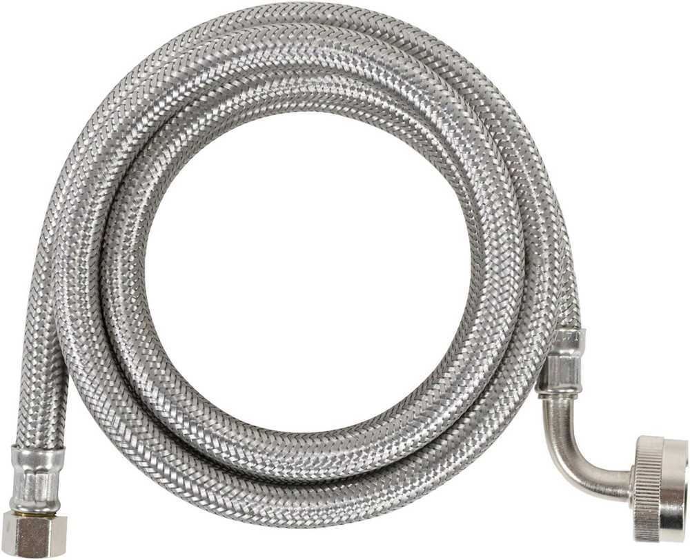 Dishwasher Hose 90 Degree FGH Elbow Water Supply Line 6 Feet Premium Braided