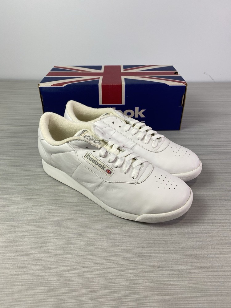 Reebok Princess White Vintage Y2K Womens Tennis Sneakers Size 9.5