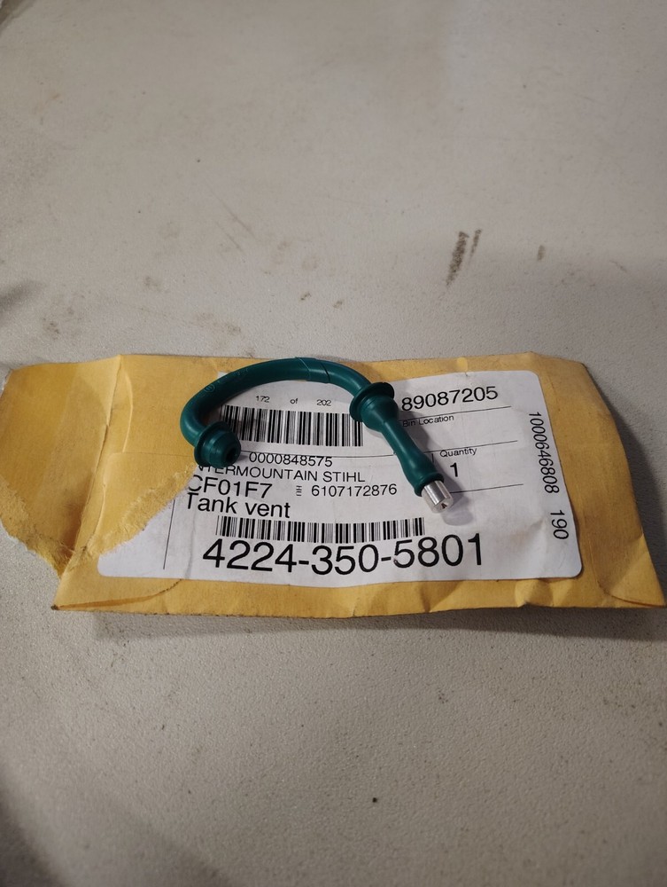 Stihl Tank Vent 4224 350 5801 Genuine OEM Replacement Part