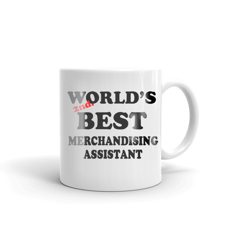 World's 2nd Best Merchandise Assistant Coffee Tea Ceramic Mug Office Cup Gift