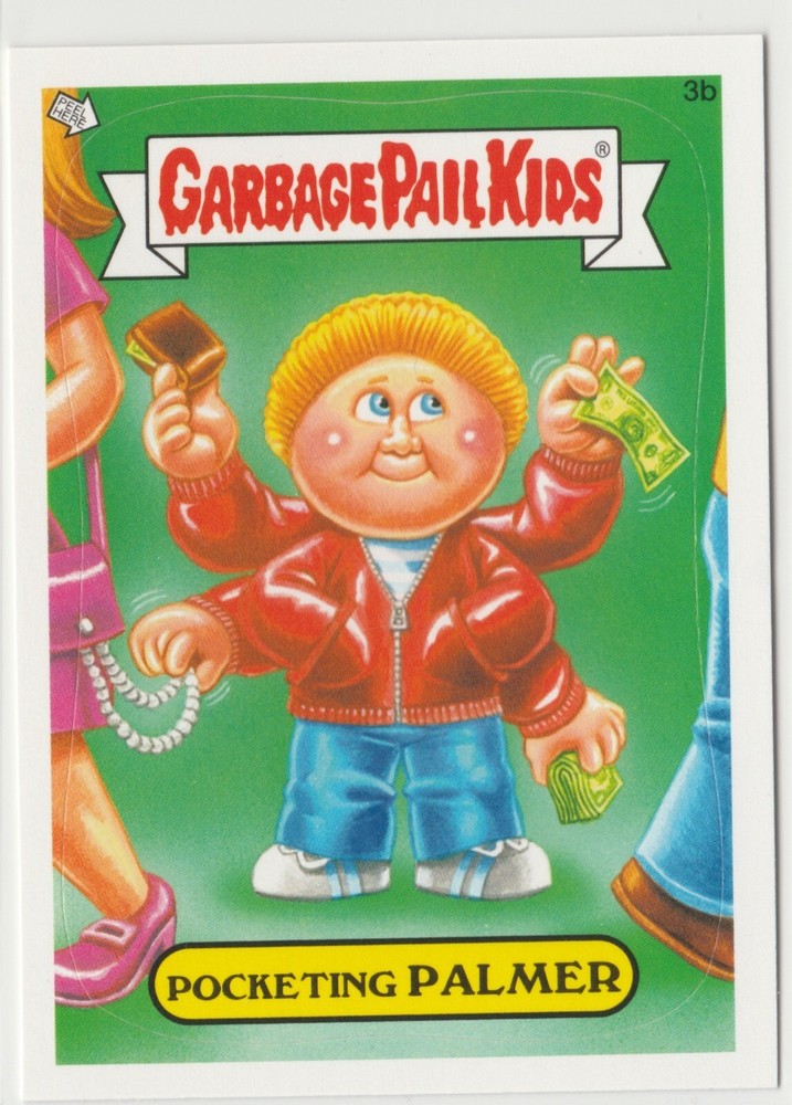 Pocketing Palmer 3b Garbage Pail Kids GPK 2012 Series 1 BNS1 Brand New