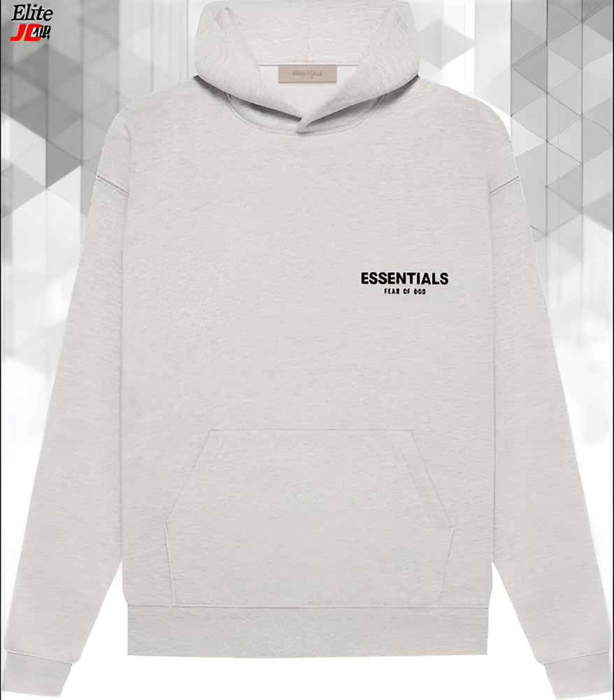 Fear of God Essentials Light Gray Hoodie Mens Medium Authentic Streetwear  