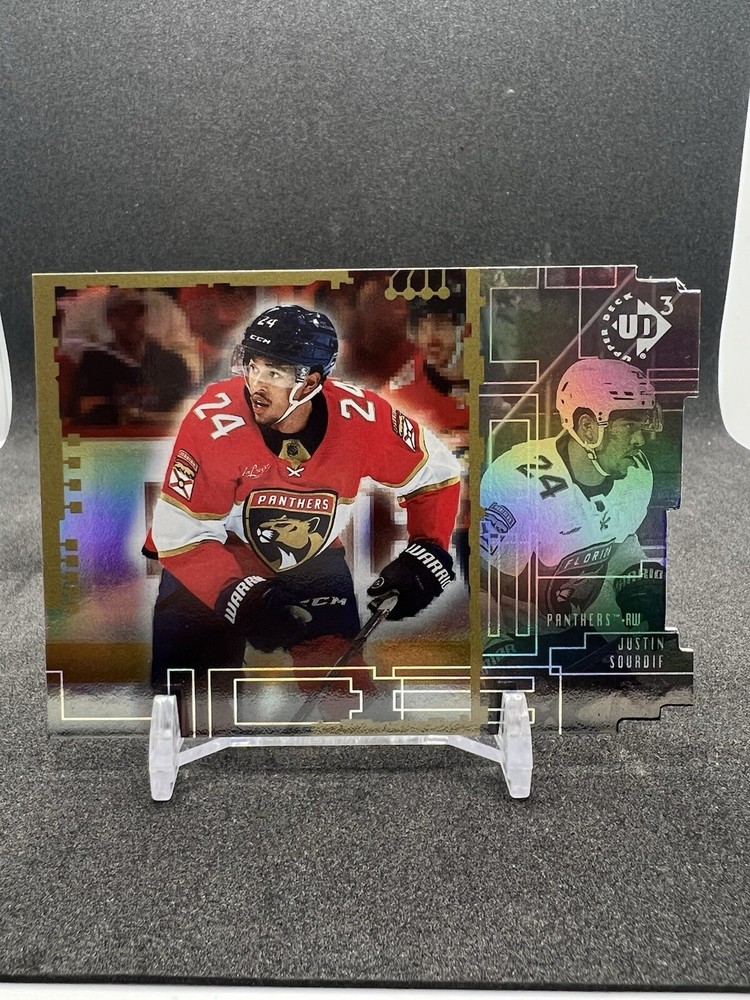 Justin Sourdif #UD3-21 UD3 Die Cut 2023-24 Upper Deck Extended Series