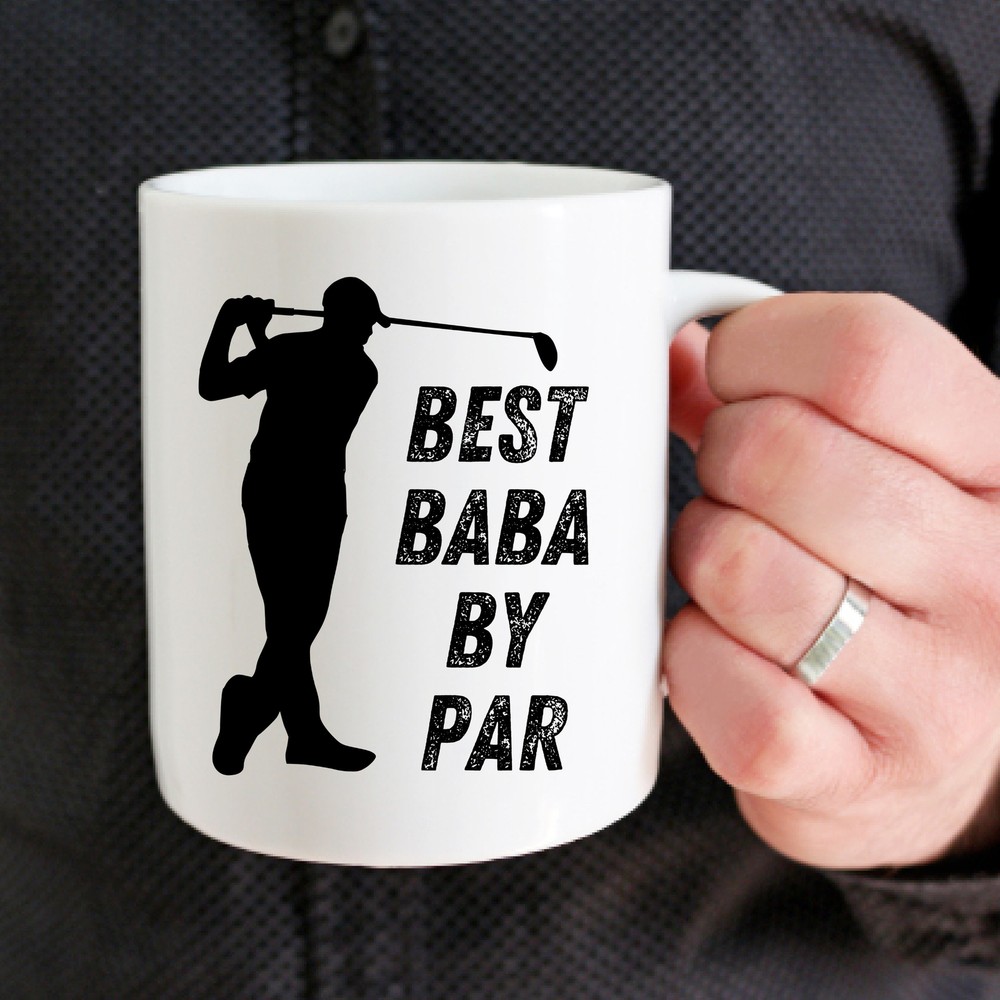 Gift For Baba Golf Lover Funny Coffee Cup Best Baba By Par Mug Gift For