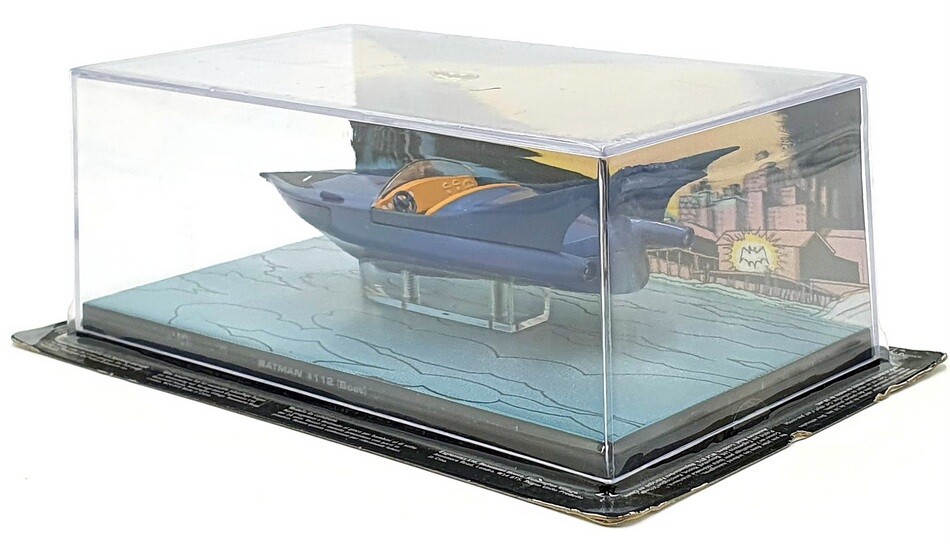 Eaglemoss Appx 12cm Long Diecast BAT065 - Batman #112 Boat - Blue