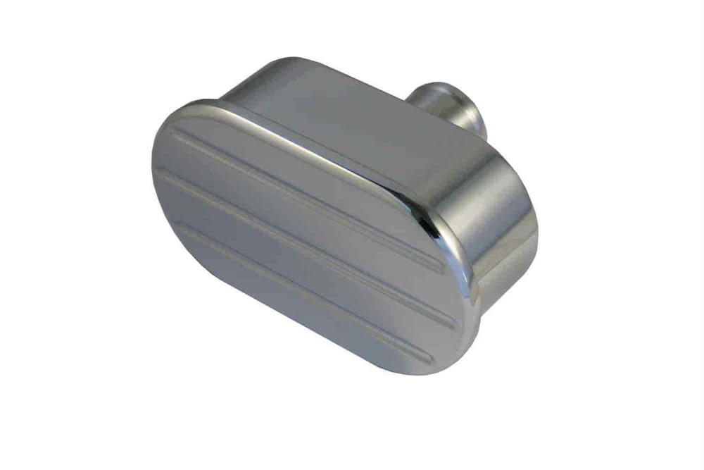 All American Billet Polished Ball Milled BOBM-P Valve Cover Breather Sold Individually