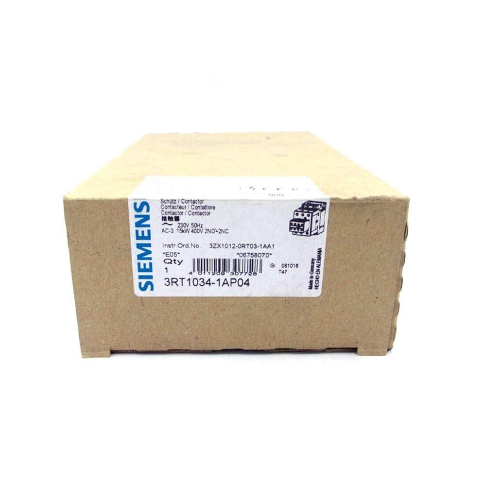 Siemens 3RT1034-1AP04 1PC New Siemens Contactor