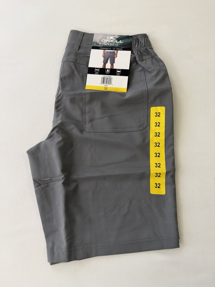 O’Neill Shorts Men’s Size 32 Gray Hybrid Lightweight