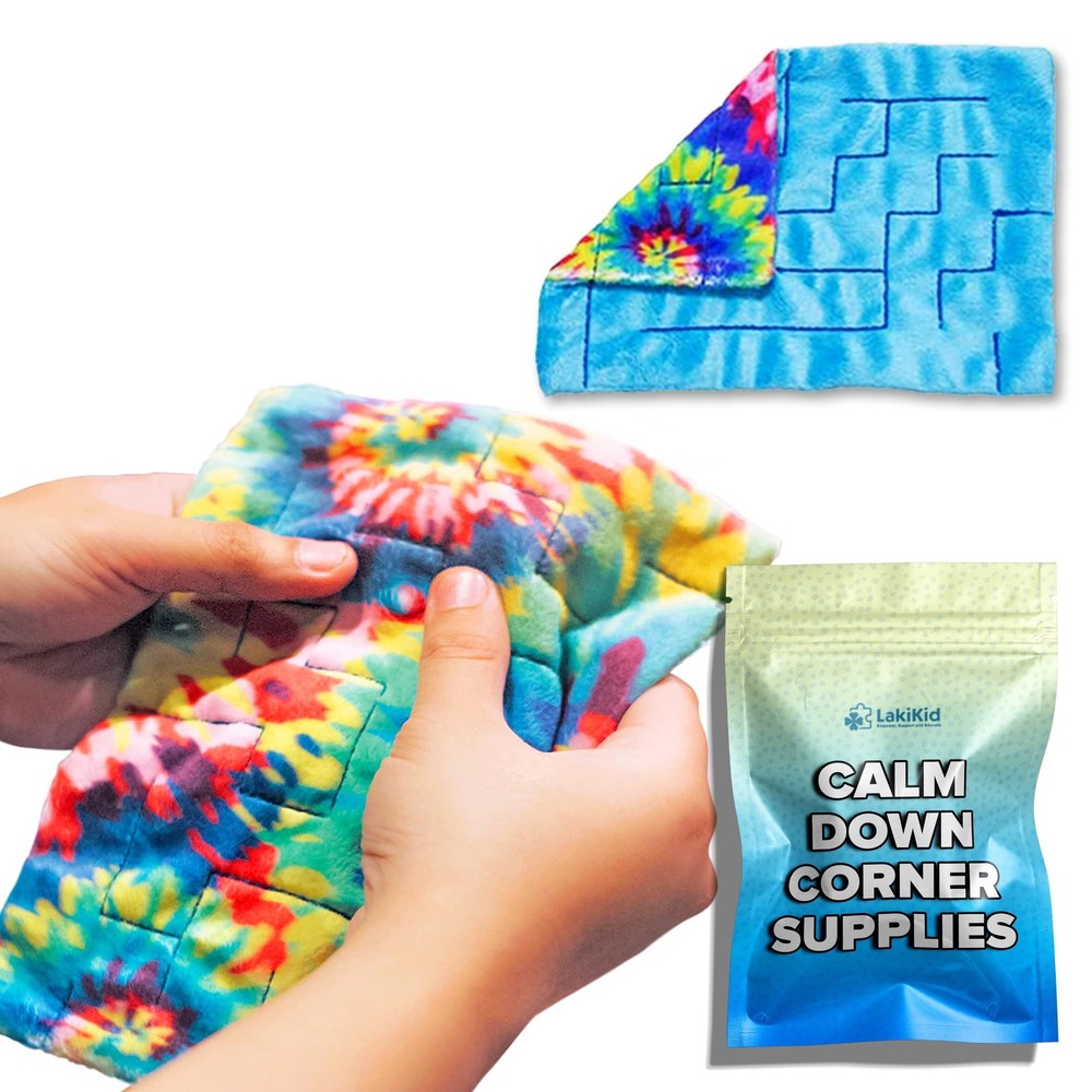 Lakikid Fidget Marble Maze Mat - Sensory Toy for Kids & Adults