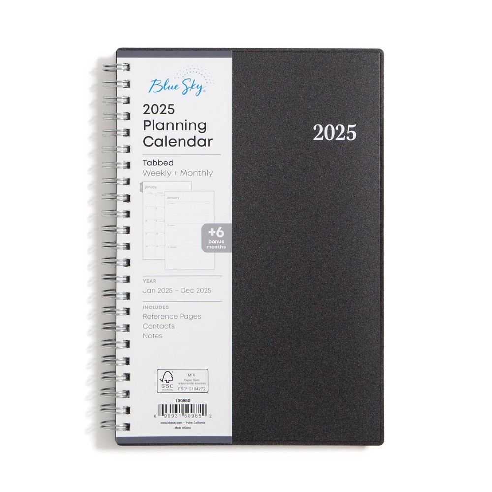 2025 Weekly and Monthly Planner Calendar, Includes January 2025 - December 20...