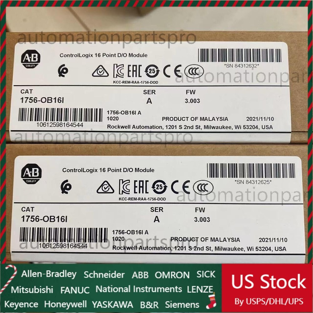 New Factory Sealed Allen-Bradley 1756-OB16I PLC Module Allen-Bradley 1756OB16I