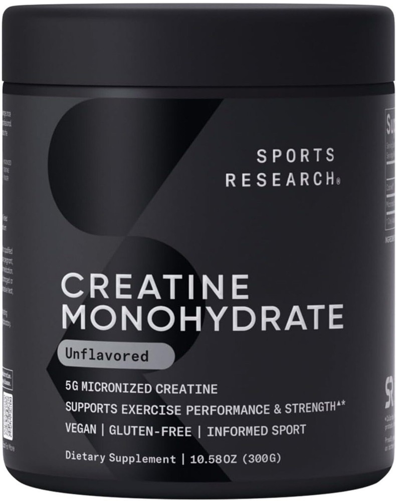 Creatine Monohydrate, Unflavored, 10.58 oz (300 g)