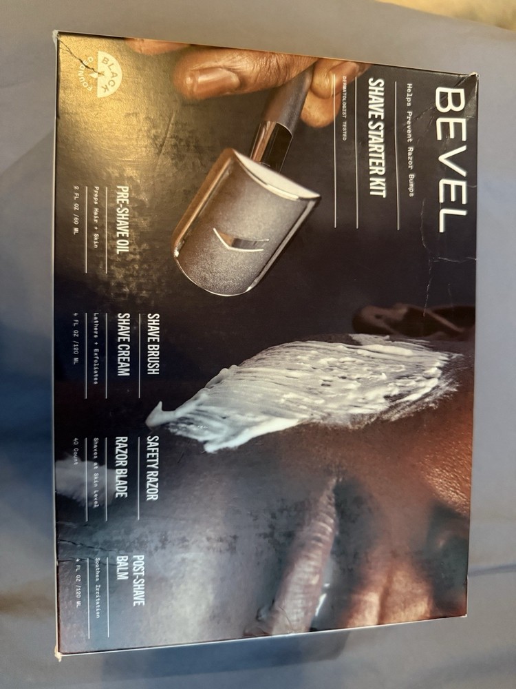 BEVEL Shave Starter Kit, Shaving Kit for Men. NEW SEALED.