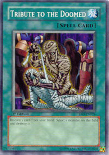 Tribute to The Doomed YSD-EN026 Common 1st Edition Lightly Played Yugioh Card