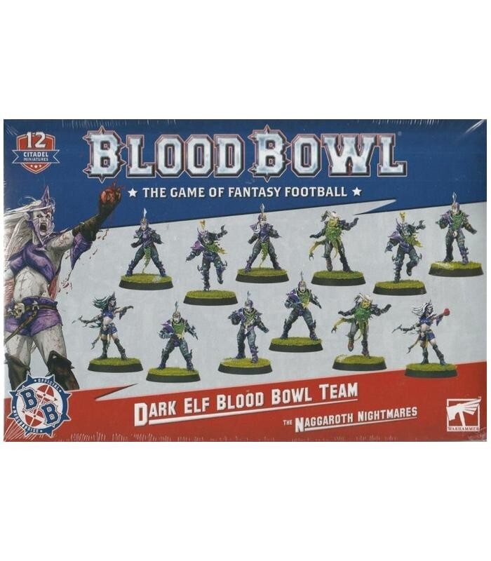 Naggaroth Nightmares Dark Elf Team for Blood Bowl Warhammer 40K New in Box