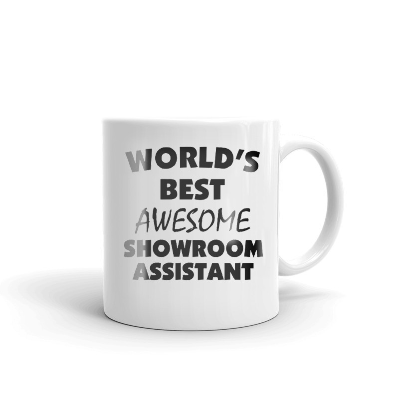 World's Best Awesome Showroom Assistant Coffee Tea Ceramic Mug Office Cup Gift