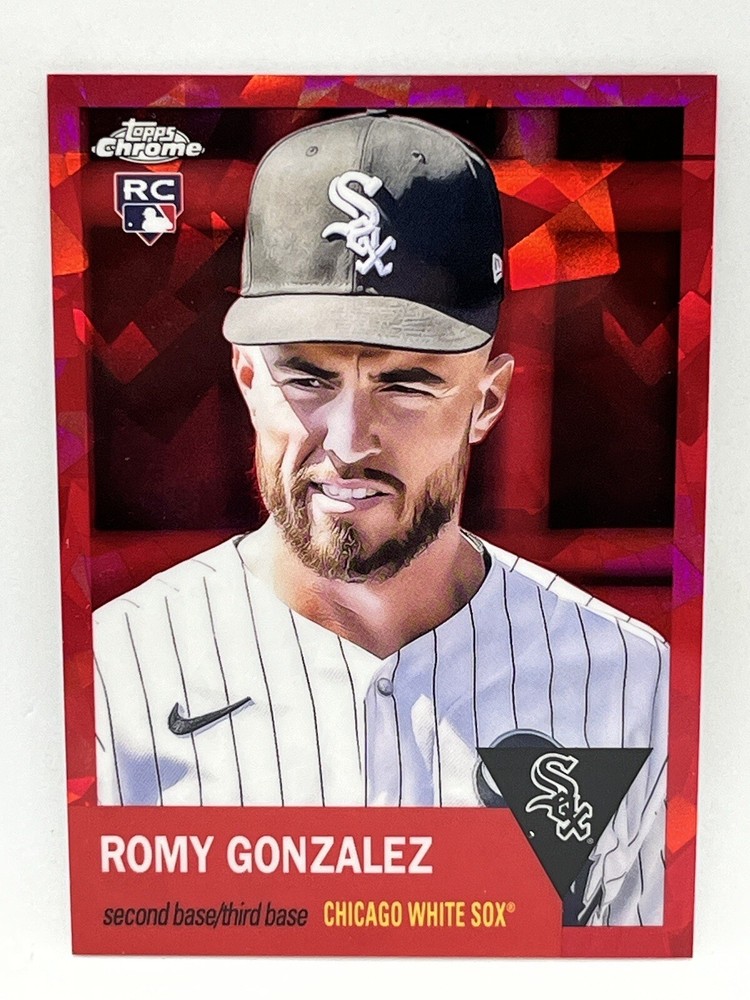 2022 Topps Chrome Platinum Anniversary - Romy Gonzalez #127 Fuchsia Atomic Refractor /100 (RC)