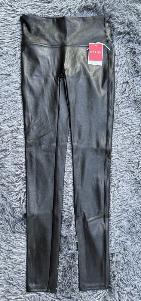 Spanx Faux Leather Leggings Small