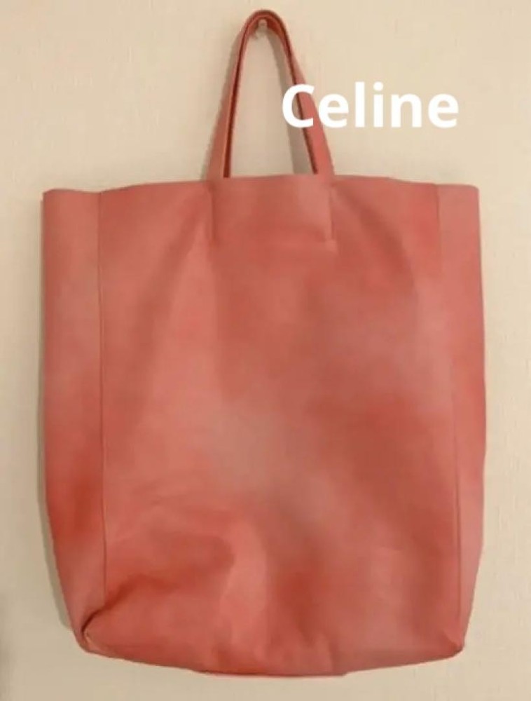 Phoebe Period Celine Horizontal Birch Tote Bag Pink