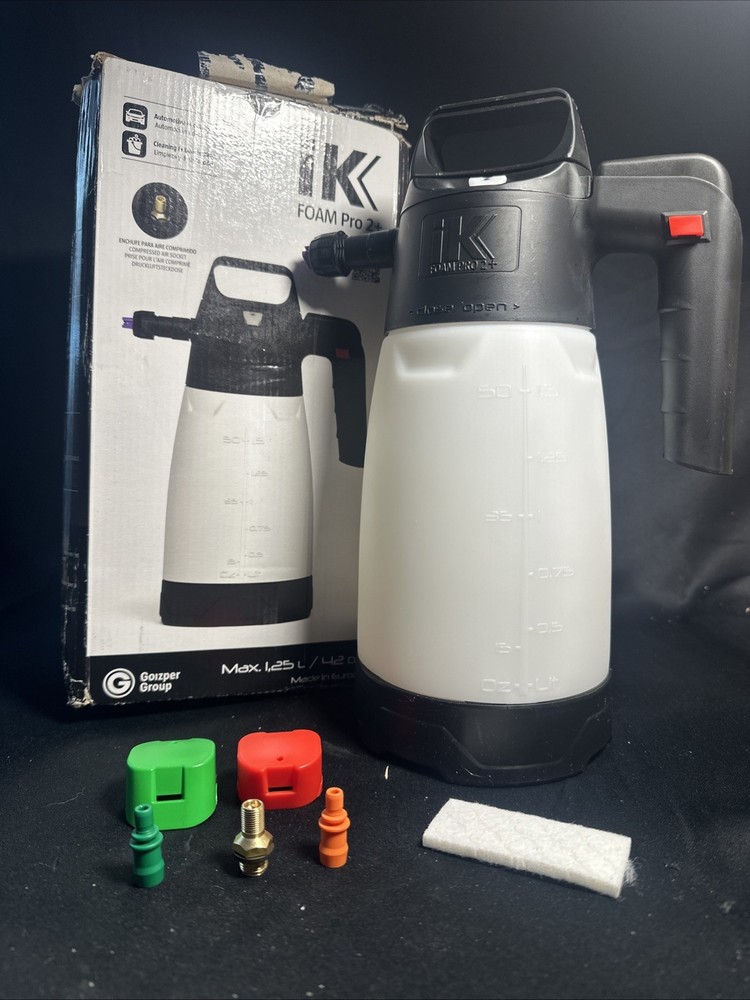 Goizper Group iK Foam Pro 2+ Pump Spray Foamer with Adjustable Nozzle