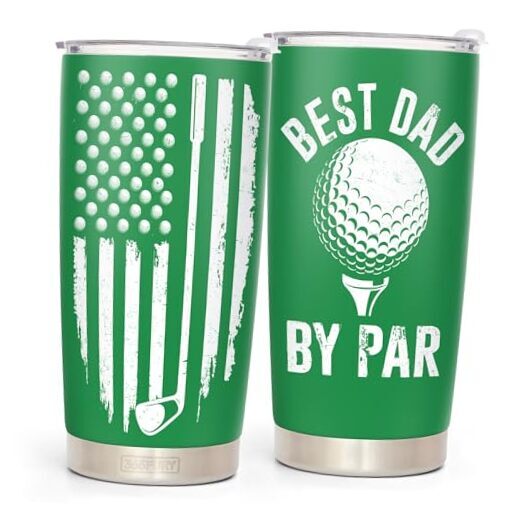 Golf Gifts For Dad, Men - Fathers Day, Birthday, Christmas Golf Dad Tumbler