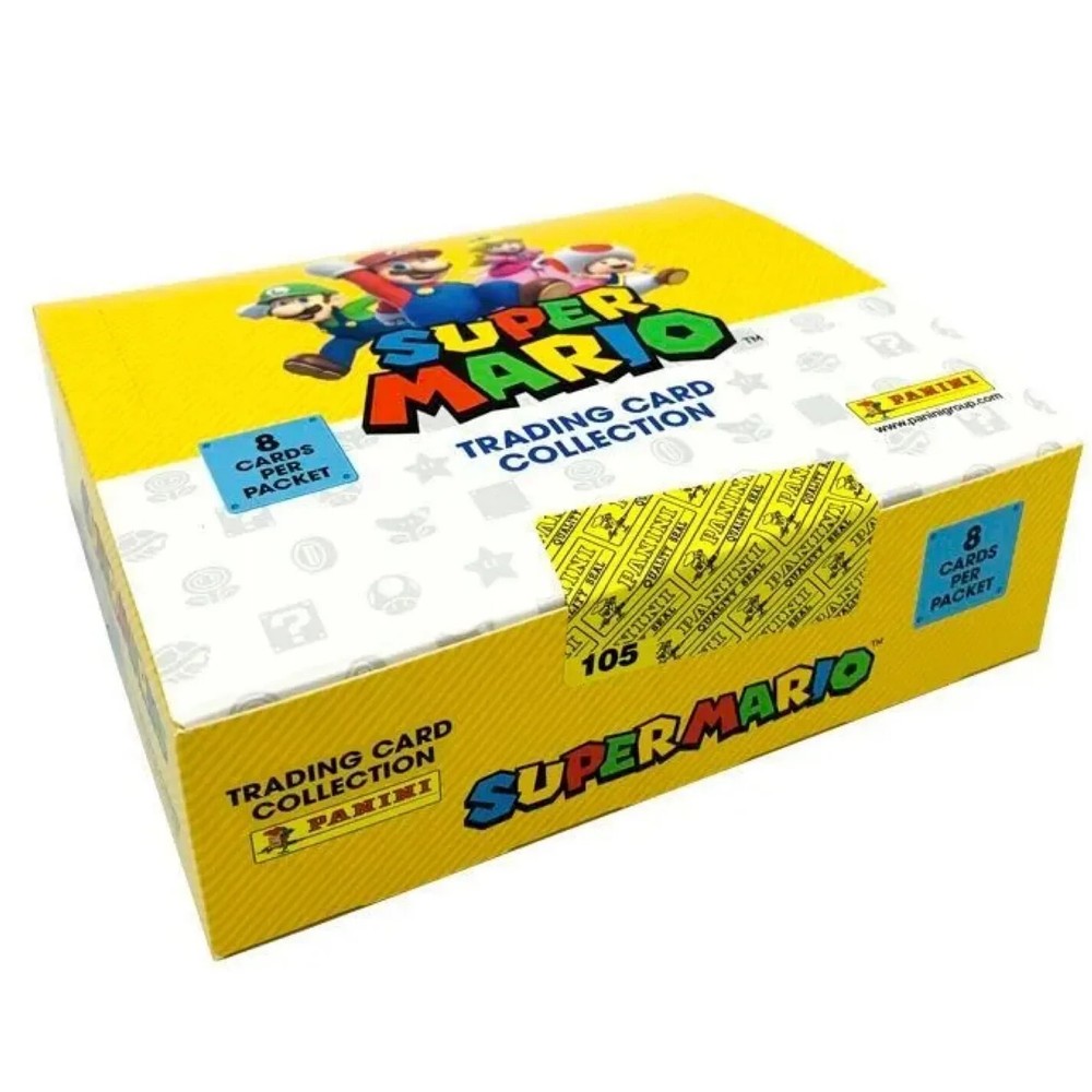 2022 Panini Super Mario Trading Cards Factory Sealed Booster Box
