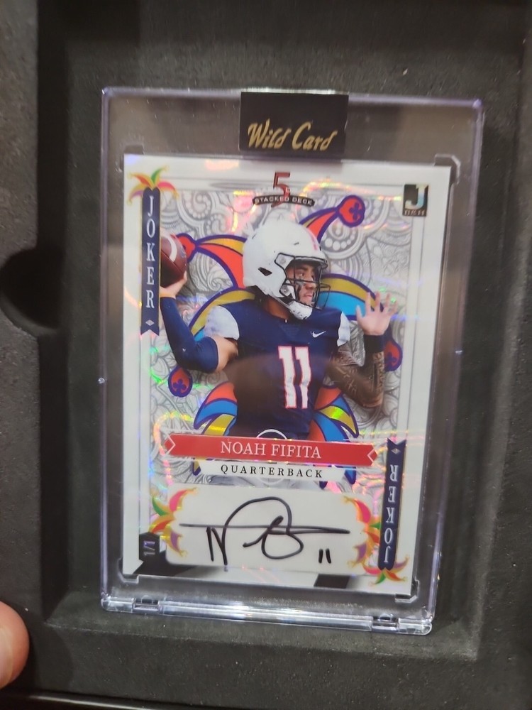 Noah Fifita (1/1 Auto) #SD-NFA 2023 Wild Card 5 Card Draw