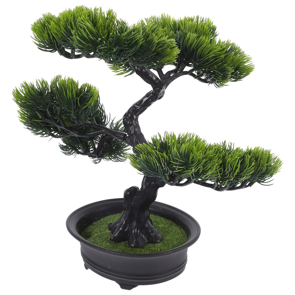 Artificial Zen Bonsai Tree Desk Plant for Home or Office Decor