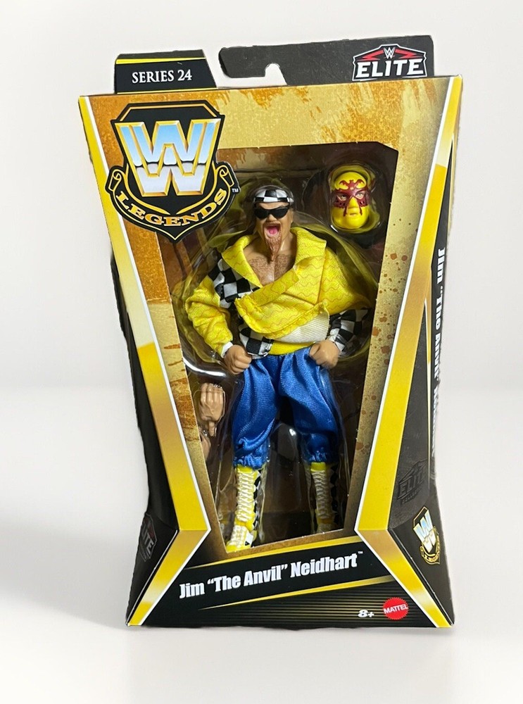 Jim The Anvil Neidhart WWE Legends Elite Series 24 Action Figure Pro Wrestling