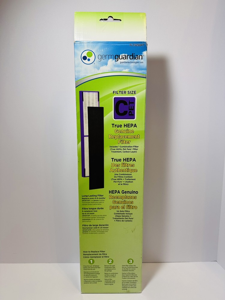 GermGuardian FLT5250PT True HEPA Air Purifier Filter Size C Pet
