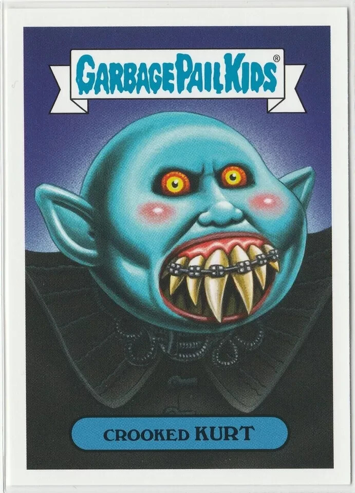Crooked Kurt 13b Garbage Pail Kids GPK 2019 Revenge of the Oh Horror-ible Card