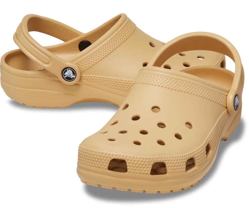Crocs Men's and Women's Shoes Classic Clogs Sandals Wheat Size M10/W12