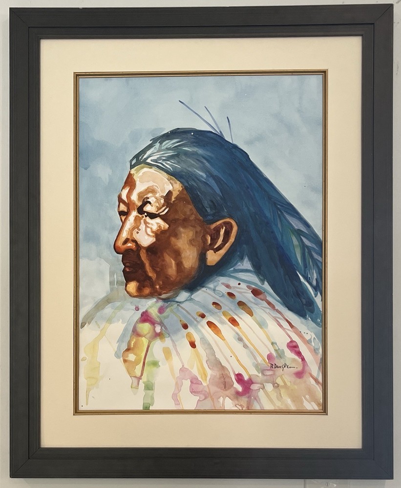 Robert Daughter Watercolor /Gouache On Paper 1929-2013 in the style of/Attrib.